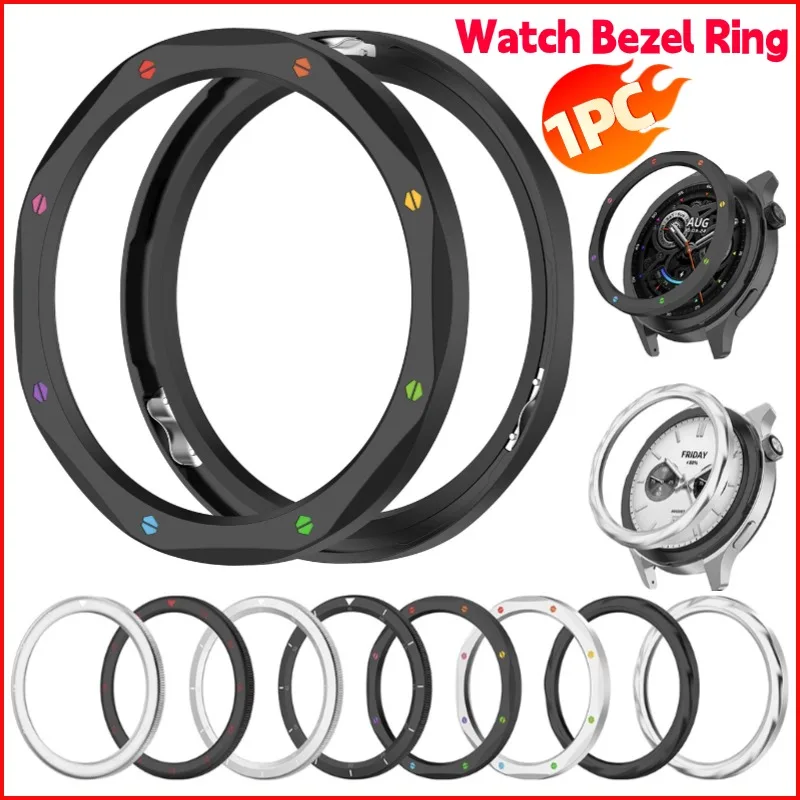 Xiaomi Smartwatch S4 Accessories - Metal Çerçeve Halkaları Xiaomi İzle S4/S3