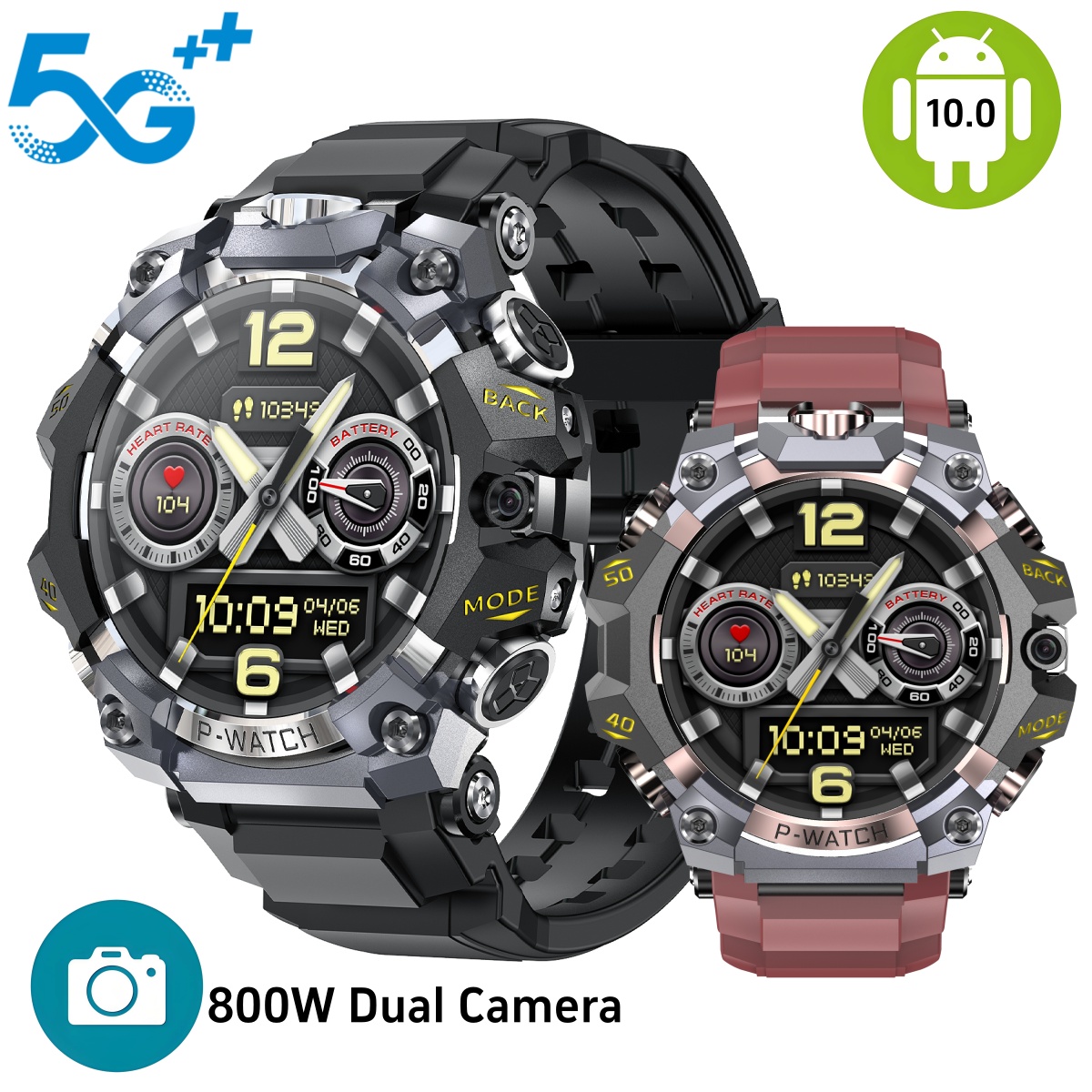 Smartwatch Id - Q668 Akıllı Saat Android 10.0 1.95