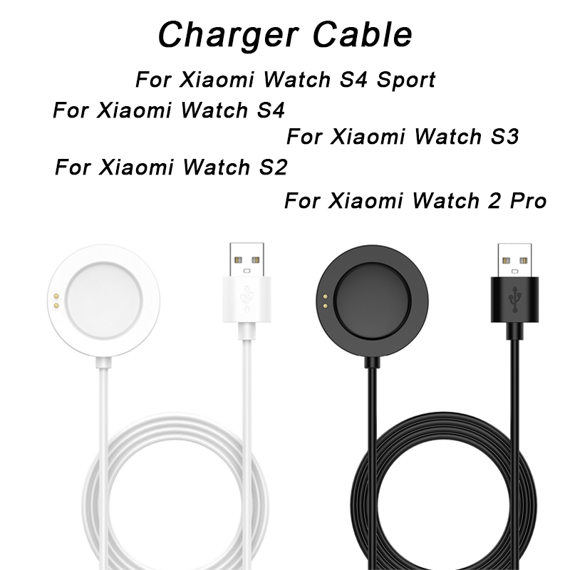 Xiaomi Smartwatch S4 Accessories - Manyetik Şarj Cihazı 100cm USB Kablosu