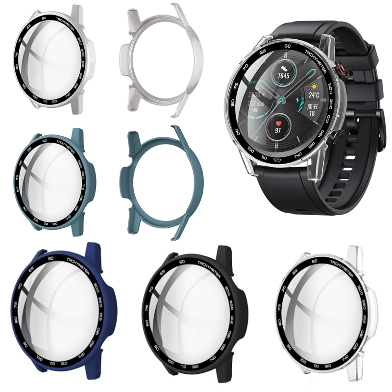 Motorola Smartwatch Accessories - Sert Kenar Cam Ekran Koruyucu Kılıf