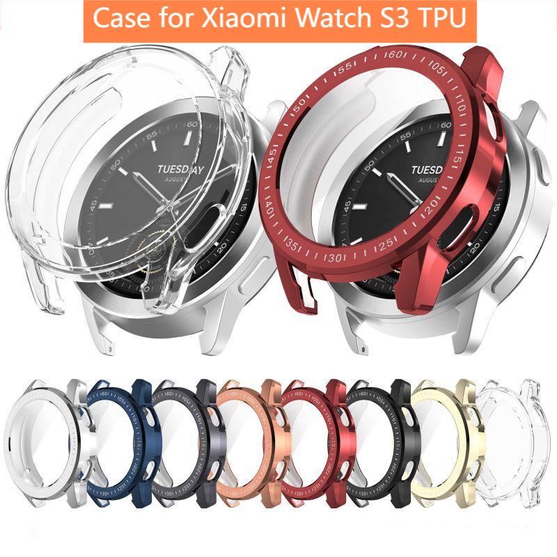 Xiaomi Smartwatch S4 Accessories - Xiaomi Watch S3 için Kılıf TPU
