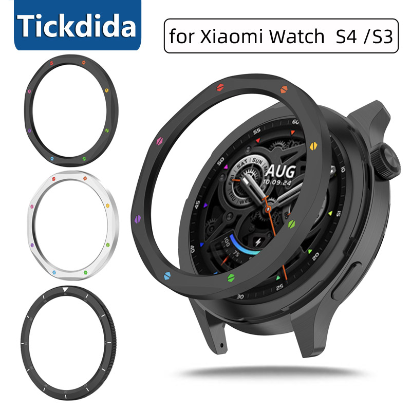 Xiaomi Smartwatch S4 Accessories - Metal Çerçeve Halkası Kılıf Xiaomi İzle