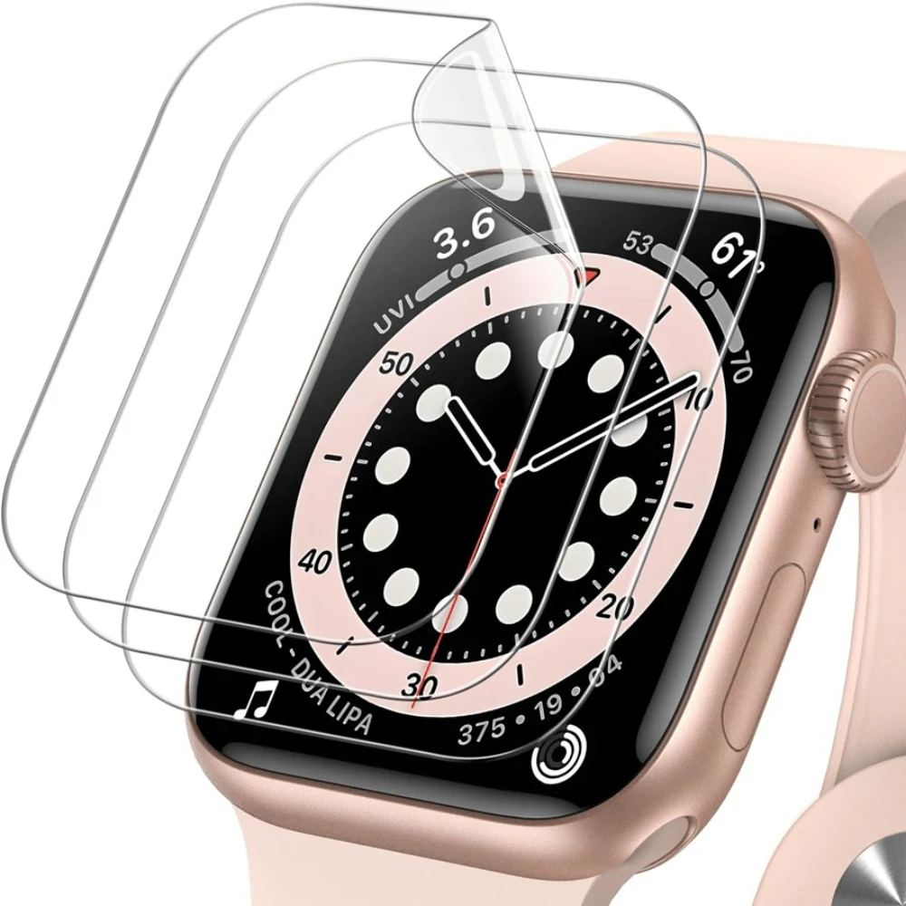 Watch Case Bumper - 3 Adet Hidrojel Film Apple Watch