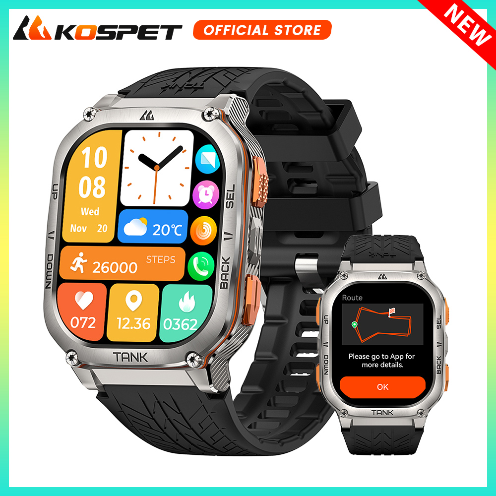 Smartwatch X2 - KOSPET TANKı M3 Ultra GPS akıllı