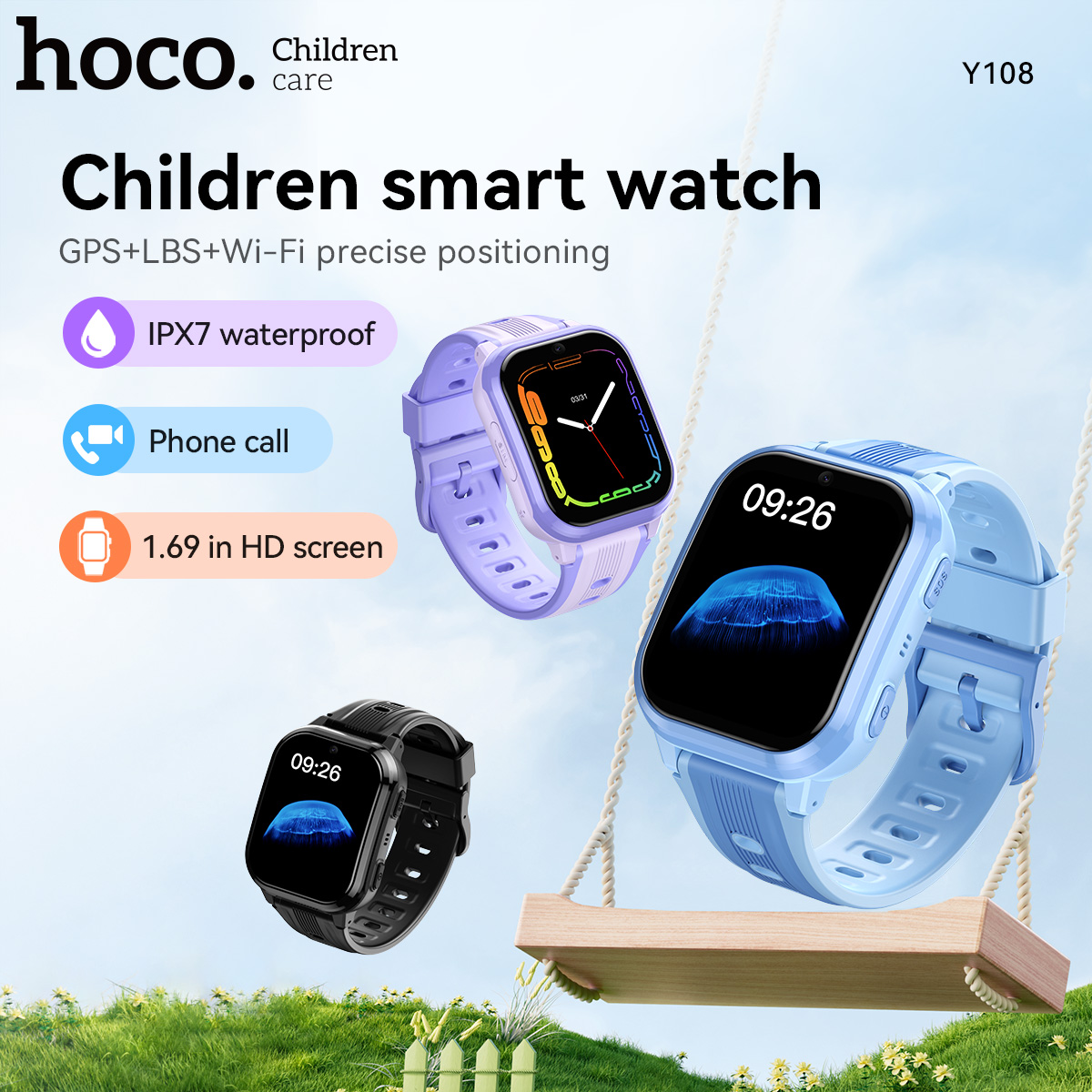 Smartwatch Id - HOCO Y108 1.69 inç HD LCD