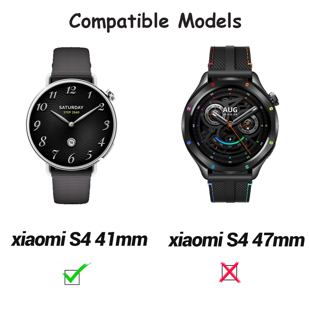 Xiaomi Watch S4 41mm için 18mm - Xiaomi Smartwatch S4 Accessories incelemesi ve fiyatı