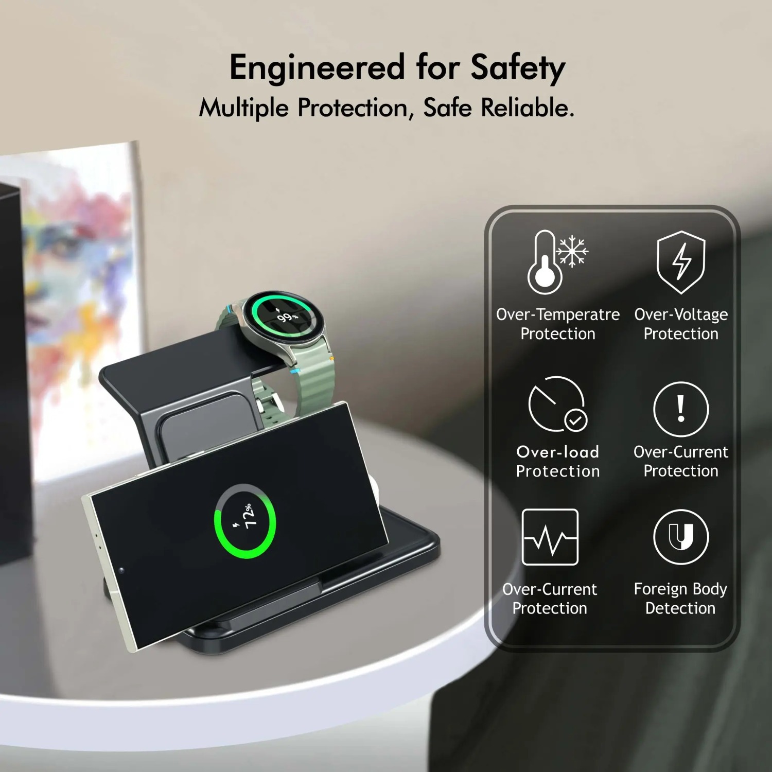 Samsung S25 S24 S23 S22 Galaxy - Wireless Charger Watch incelemesi ve fiyatı