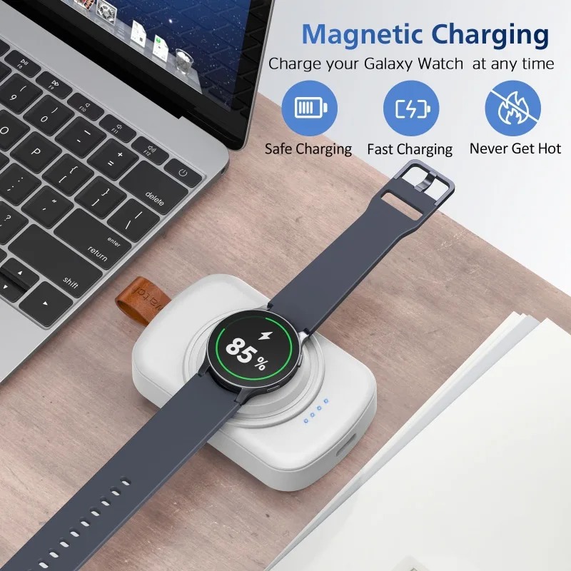 Taşınabilir 1800mAh Manyetik K - Wireless Charger Watch incelemesi ve fiyatı