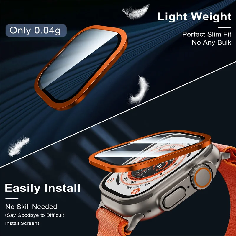 Apple Watch Ultra için Temperl - Watch Case Bumper incelemesi ve fiyatı