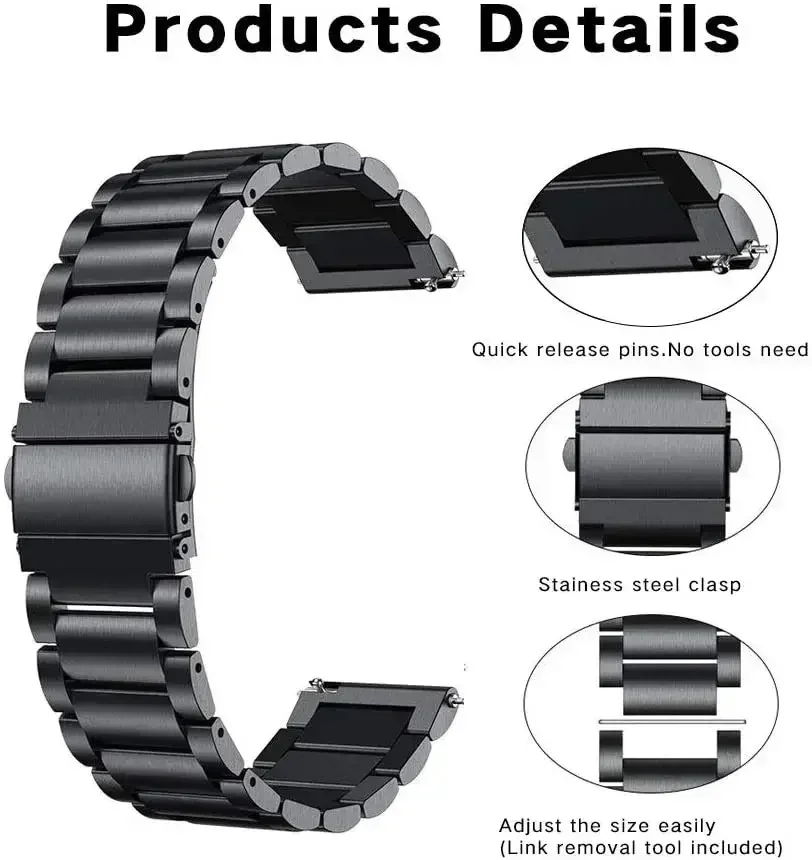 22mm Metal Paslanmaz Çelik Kor - Xiaomi Smartwatch S4 Accessories incelemesi ve fiyatı
