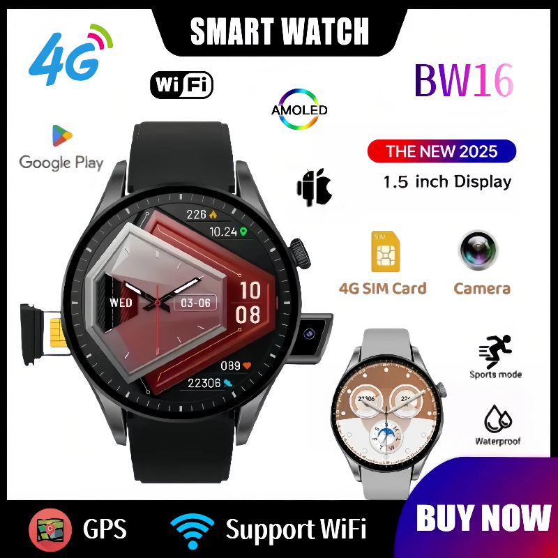 Yeni 4G Akıllı Saat BW16: WiFi - Smartwatch Id incelemesi ve fiyatı