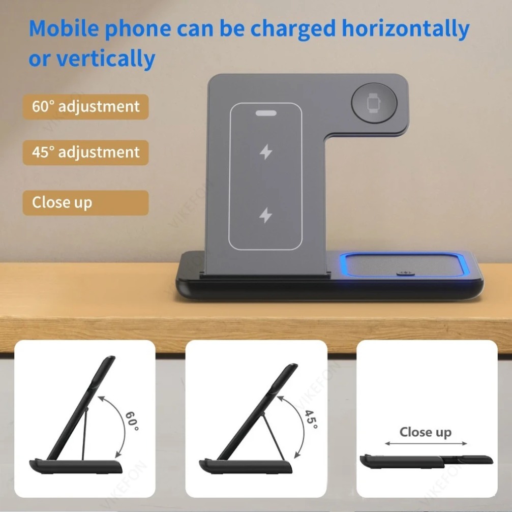 Katlanabilir 3'ü 1 Arada Kablo - Wireless Charger Watch incelemesi ve fiyatı